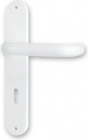 Vratna kljuka Standard 90 bela plastika