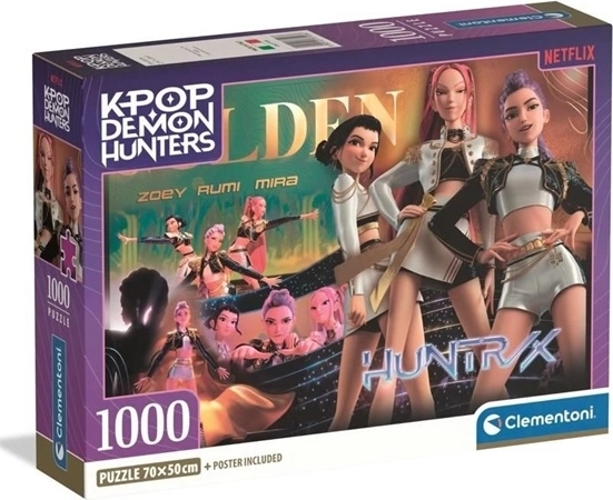 Clementoni sestavljanka K‑Pop Demon Hunters 1000 kosov