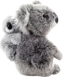 Plišasta koala z mladičkom 25 cm