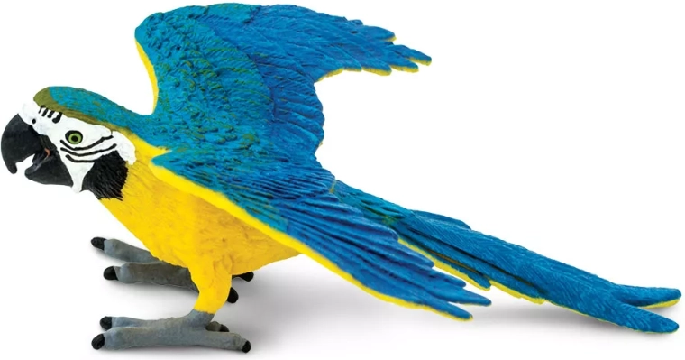 Safari Ltd. ara ararauna (papagaj) figurica – 1 kos