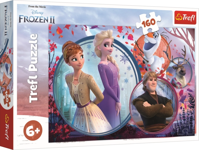 Trefl Disney Frozen 2 Puzzle – Sisters' Adventure, 160 pieces