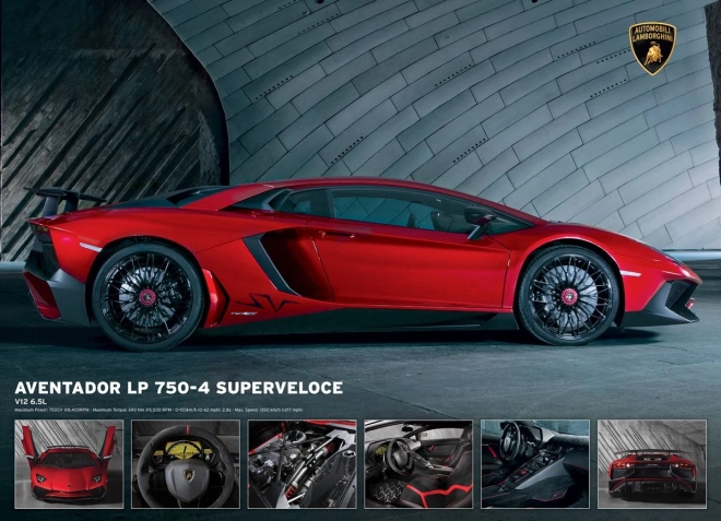 Sestavljanka Lamborghini Aventador LP 750-4 1000 kosov