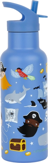 A Little Lovely Company nerjavna steklenica za pitje Pirati 500 ml