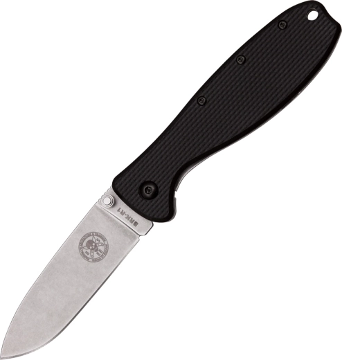 ESEE Zancudo black pocket knife 7.7 cm, stonewash, FRN