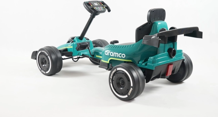 Pedalni gokart ASTON MARTIN zelen