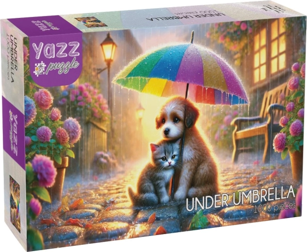 Yazz puzzle Pod dežnikom 1000 kosov