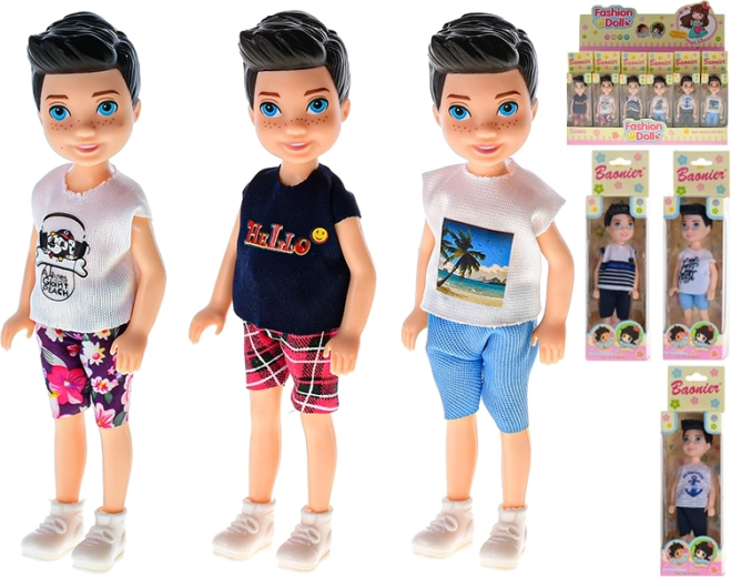 Modna figurica 14 cm – zgibna plastična figurica za ustvarjalno igro