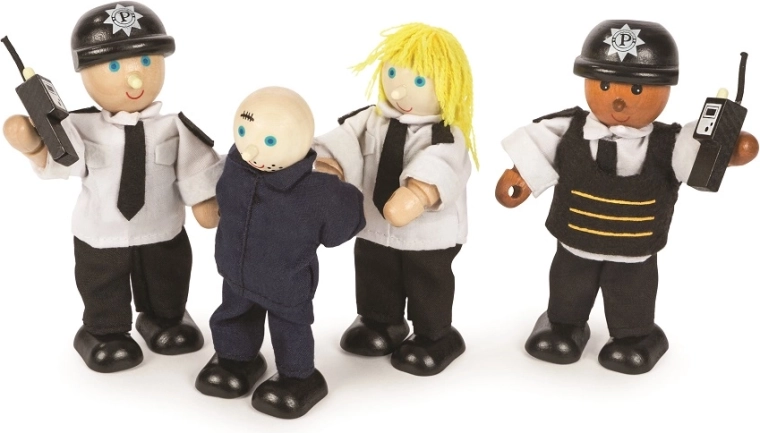 Tidlo figure policistov in tat