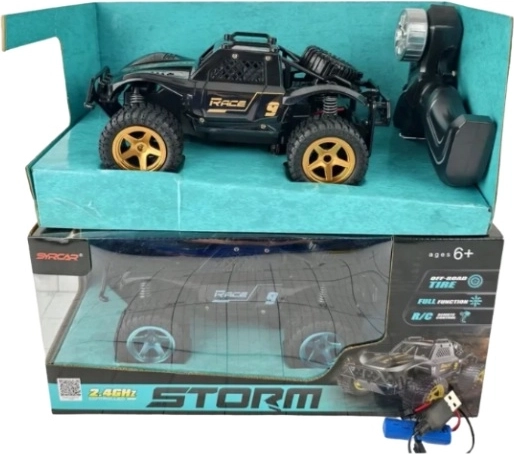 Avto buggy na daljinsko upravljanje z dodatki