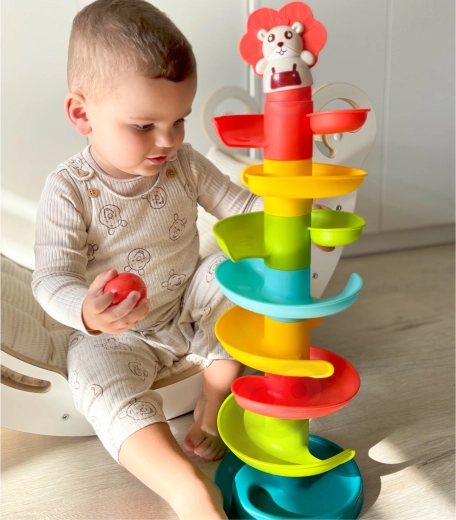 Woopie Baby spiralna steza za kroglice s 6 kroglicami