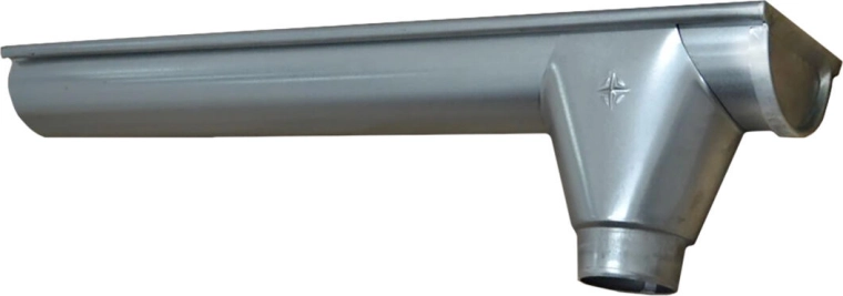 Končni žleb desni P+V 330 mm, pocinkano jeklo, 1 m