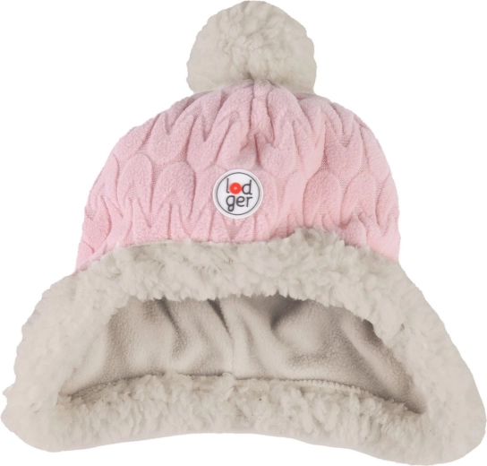 Lodger zimska flis kapa s cofom empire fleece sensitive 0–3 mesece