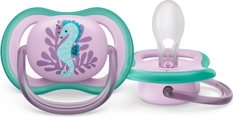 Philips Avent duda Ultra air z motivom morskega konjička 6–18 m, 1 kos