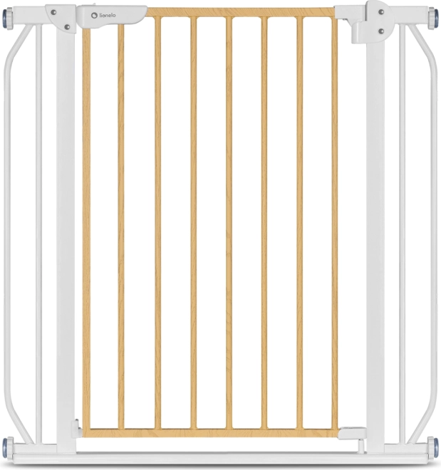 Varnostna zapora Lionelo Truus Slim – bela in naravni les