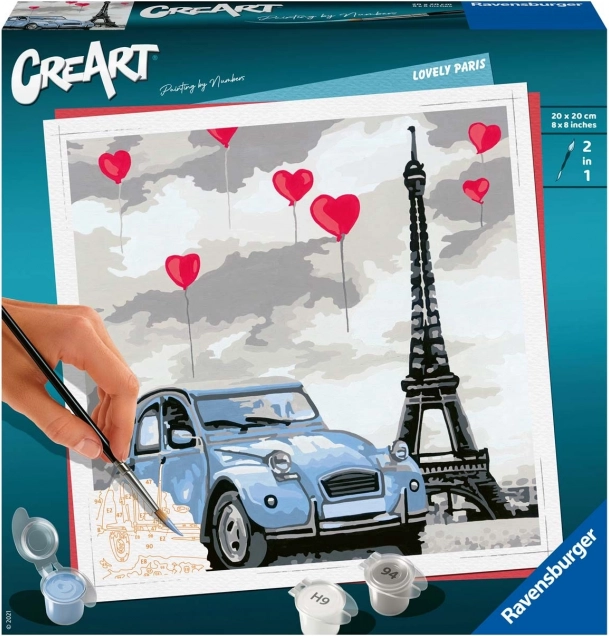 CreArt Lovely Paris – slikarski set za otroke od 12 let
