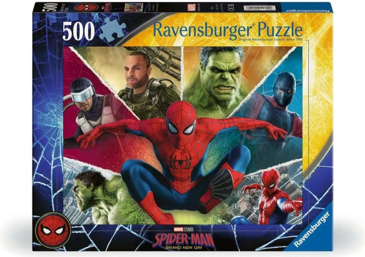 Ravensburger sestavljanka Spider-Man: čisto nov dan 500 koščkov