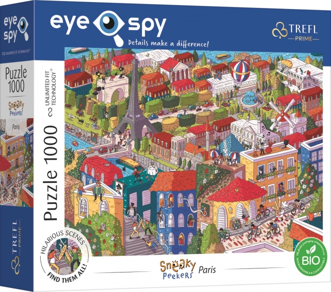 Sestavljanka Trefl Eye-Spy Sneaky Peekers Pariz 1000 koščkov