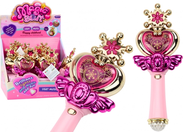 Princeskina paličica Pisane lučke Zvoki Rožnata