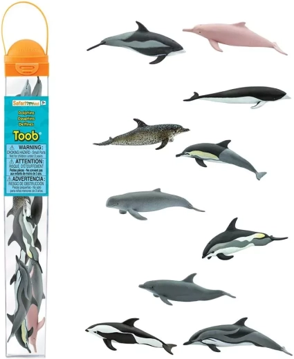 Safari Ltd. tuba s figuricami delfinov (10 kosov)