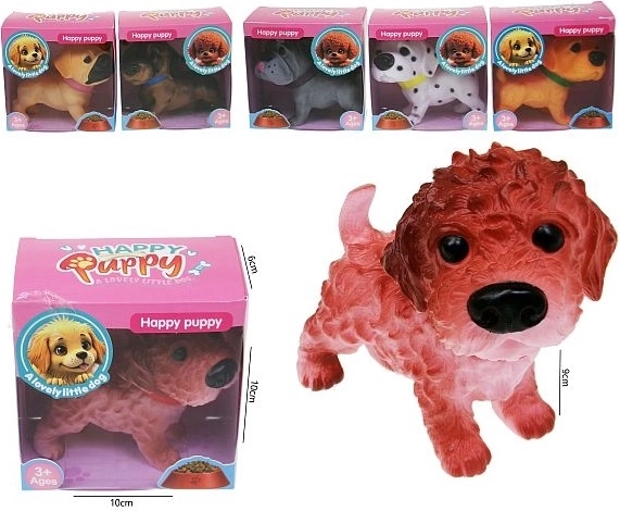 Figurica kužka Happy Puppy 10 cm (naključni izbor)