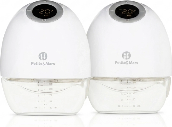 Petite&Mars električna hands-free prsna črpalka Gaia Duo