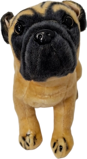 Plišasti pes mops – 1 kos