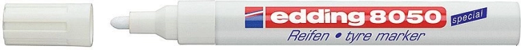 Marker za pnevmatike Edding 8050, bel