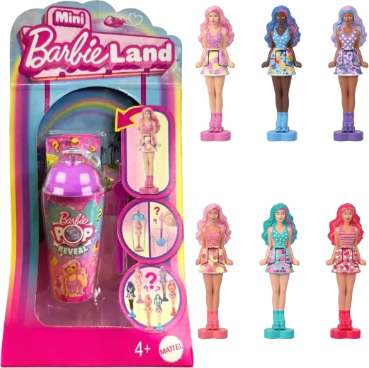 Barbie Mini Pop Reveal – zbirateljska mini punčka s presenečenjem in dodatkom