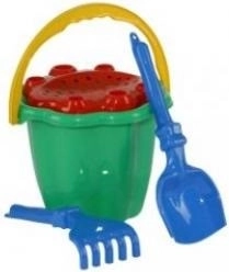 Komplet za pesek z vedrom, sitkom in orodjem