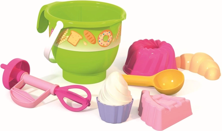 Androni set za pesek peka s ročnim mešalnikom, 6 delov