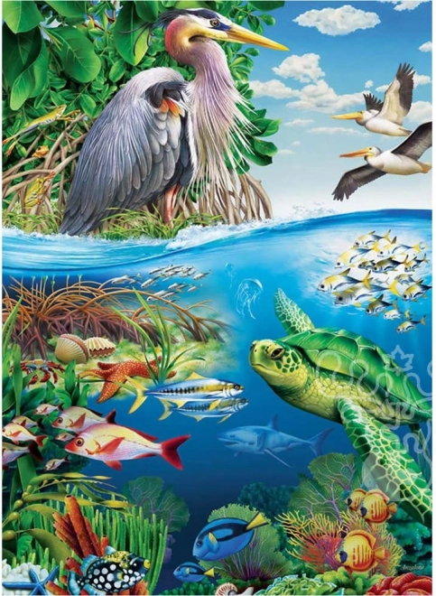 Družinski puzzle Dan Zemlje 350 kosov COBBLE HILL