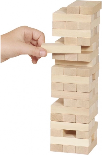 Wooden Jenga Tower – natural