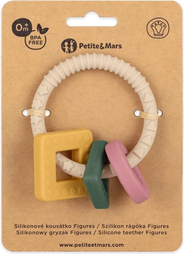 Silikonski grizalnik Figures Desert Sand PETITE&MARS