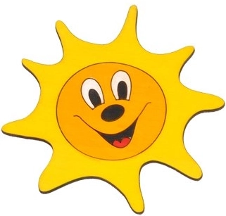 Lesena pohištvena ročica Sonček