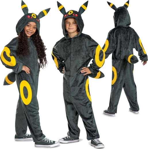 Otroški kostum POKEMON Umbreon kigurumi 127–136 cm (7–8 let)