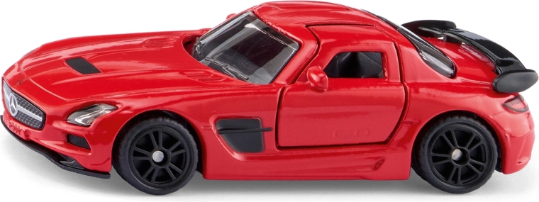 Siku Mercedes-Benz SLS AMG Black Series rdeč model avtomobila v blistrskem pakiranju