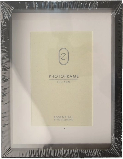 Lesen fotookvir črn 17 × 22 cm s paspartujem za fotografijo 10 × 15 cm