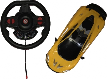 RC avto 1:16 z volanskim upravljanjem, lučmi in zvoki (27 MHz, 20 km/h)
