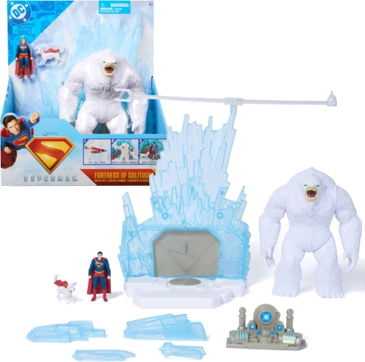 Igralni komplet DC Comics Superman – Trdnjava samote s 3 figuricami in dodatki