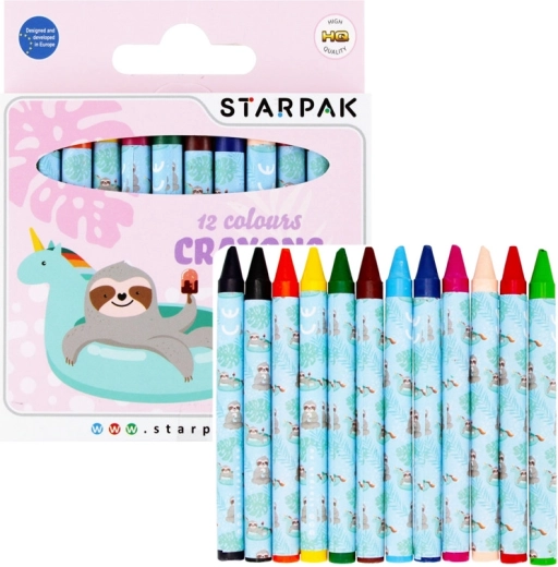 Crayons set Sloth - 1 set
