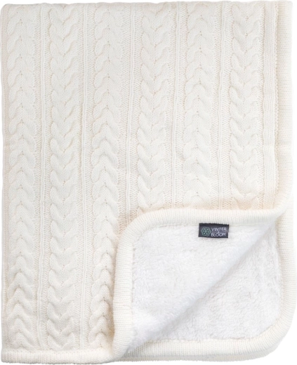 Vinter & Bloom odeja Cuddly Ivory