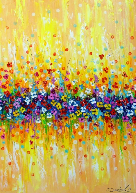 Puzzle nežna abstrakcija v barvah 1000 kosov