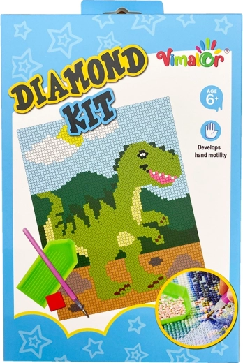 Diamantno slikanje BABY Dino – ustvarjalni komplet za otroke