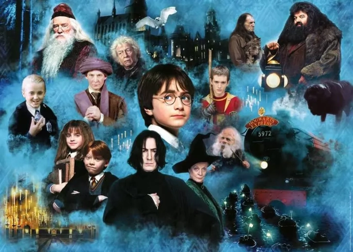 Ravensburger puzzle Harry Potter: svet čarovnije 1000 kosov