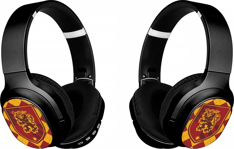 Wireless stereo headphones with microphone Harry Potter black