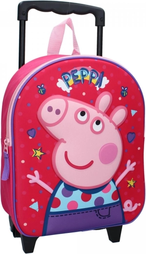 3D potovalni nahrbtnik na kolesih Peppa Pig