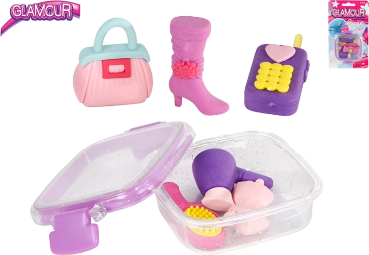 Glamour set radirk v obliki modnih dodatkov