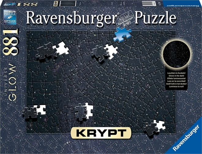 Ravensburger sestavljanka Krypt Universe Glow 881 kosov