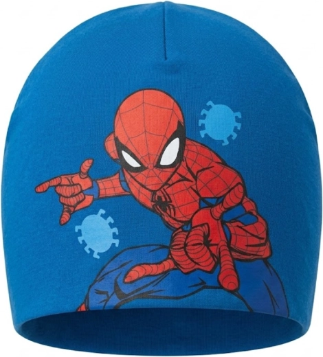 Bombažna prehodna kapa Marvel Spider-Man, petrolej modra