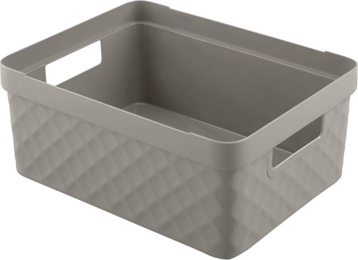 Plastična košara HEIDRUN 36 × 27 × 14 cm – mešanica barv